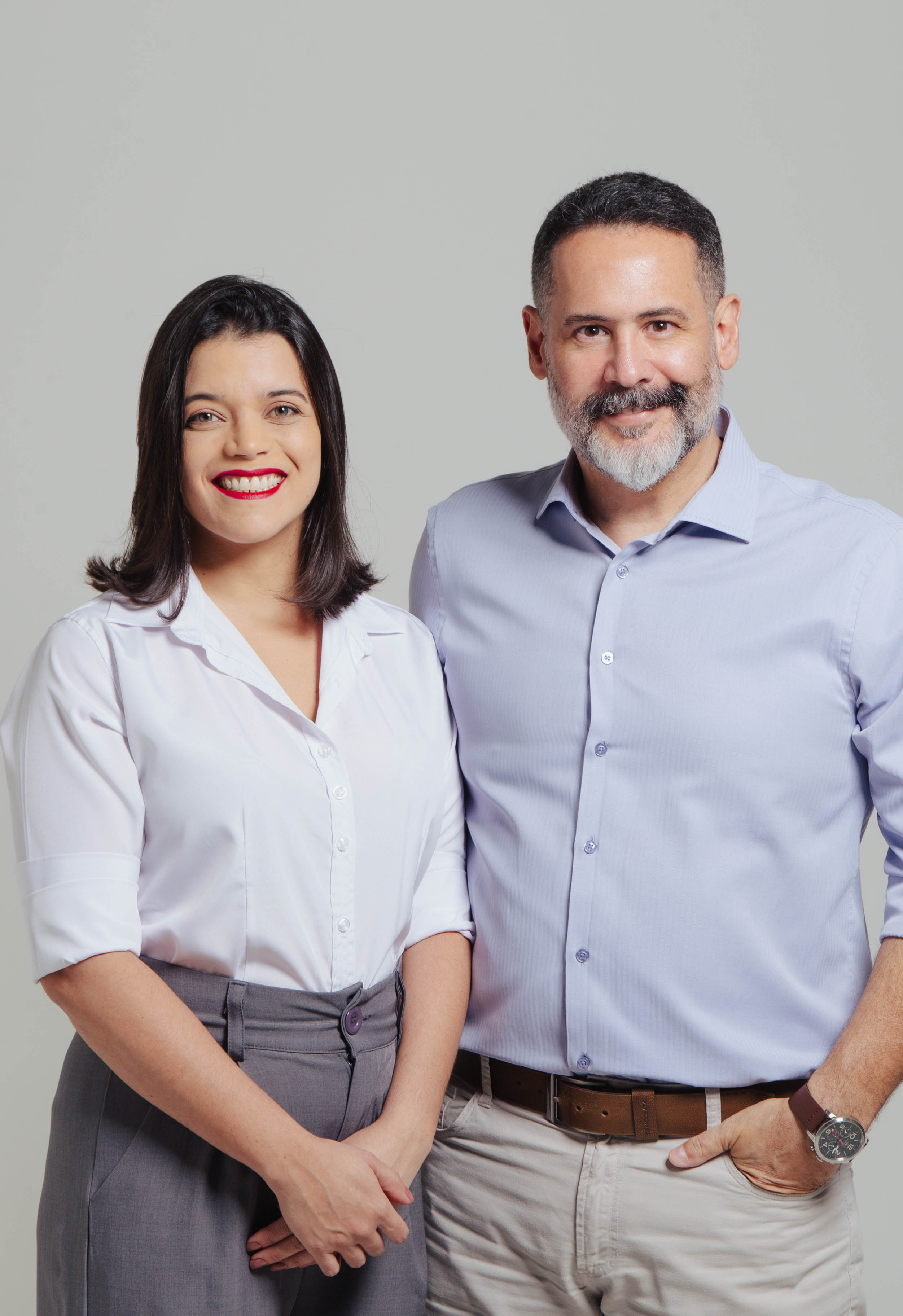 Foto dos autores Alexandre Oliveira e Bruna Alencar